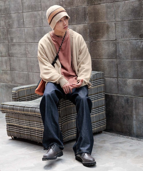 niko and…（ニコアンド） 帽子 ハット コットンラインクラッシャー