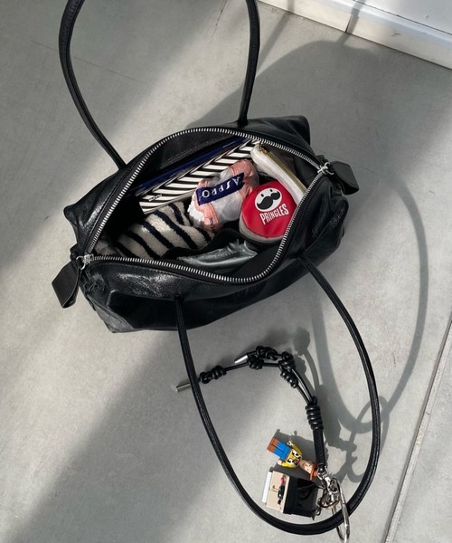 ear PAPILLONNER ボストンバッグ 「本革/380g」ロングハンドル