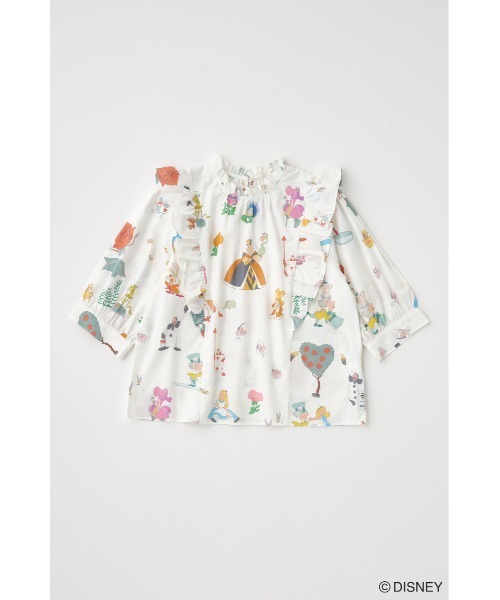 Disney SERIES CREATED by MOUSSY ブラウス シャツ MD OT FRILL