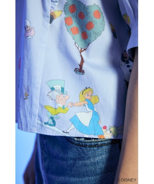 ブラウス シャツ MD OT FRILL ブラウス / ALICE レディース Disney SERIES CREATED by MOUSSY ブラウス シャツ MD OT FRILL