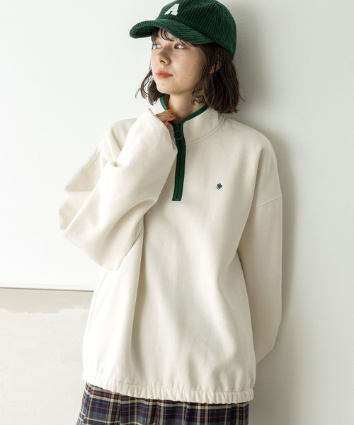 トレーナー スウェット 「POLO BCS(ポロ・ビーシーエス)」ハーフZIPスウェット レディース | POLO BCS | 09