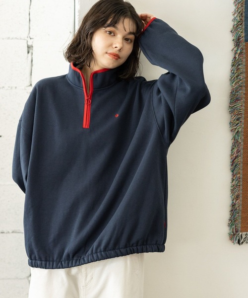 トレーナー スウェット 「POLO BCS(ポロ・ビーシーエス)」ハーフZIPスウェット レディース | POLO BCS | 12
