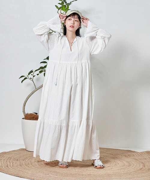 Freada」 長袖ワンピース ONE SIZE ブラック レディース : 86683078 