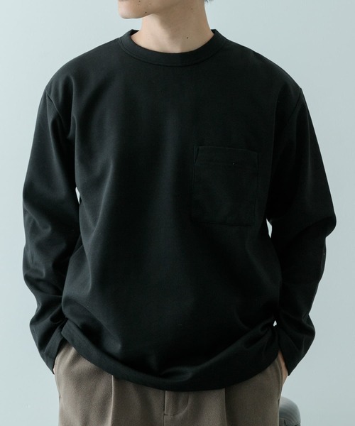 【国内買付】ESSENTIALS/クルーネックTシャツ ITEMS URBANRESEARCH tシャツ 発熱機能 クルーネックカットソー