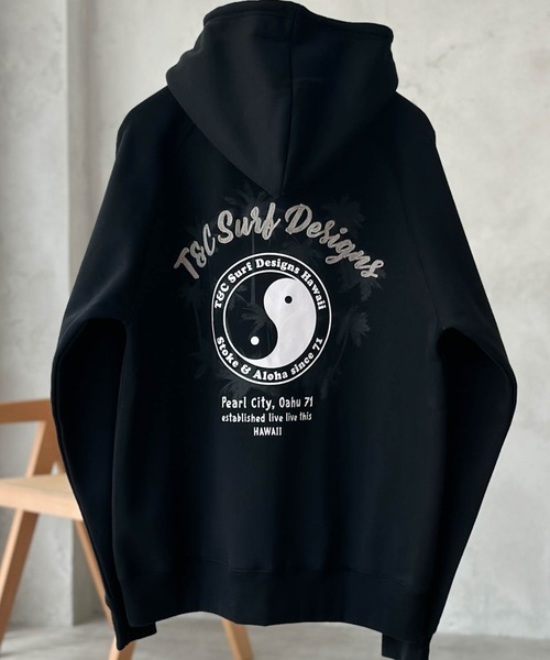 パーカー 「別注限定展開」T＆C Surf Designs バックプリント裏