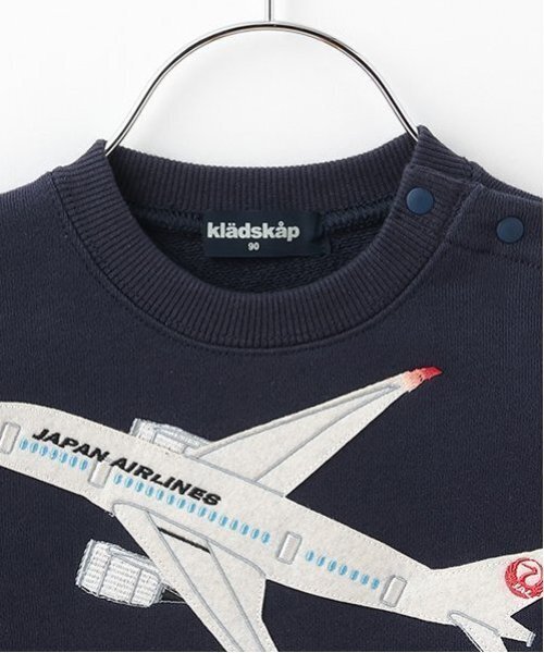kladskap（クレードスコープ） トレーナー 「JAL」街と恐竜トレーナー