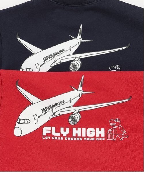 kladskap（クレードスコープ） トレーナー 「JAL」街と恐竜トレーナー