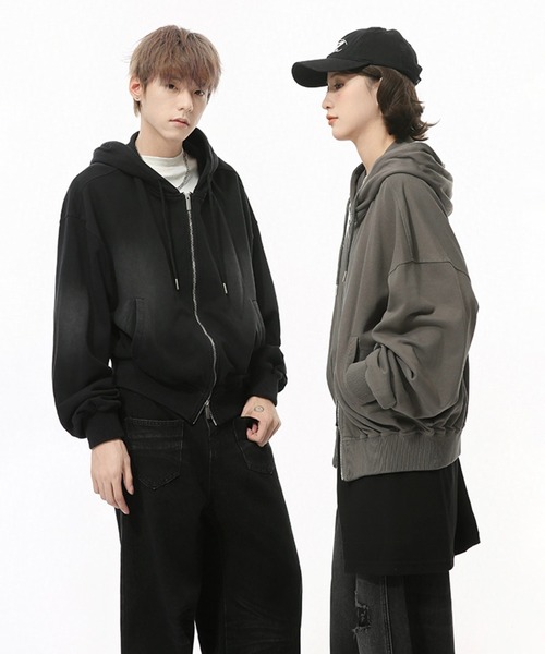 WESTBOY（ウエストボーイ） パーカー オーバーサイズ ジップパーカー