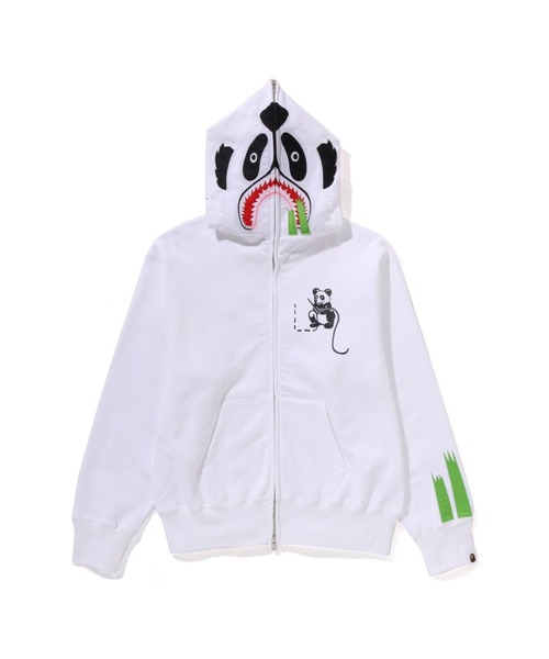 パーカー PANDA FULL ZIP HOODIE レディース
