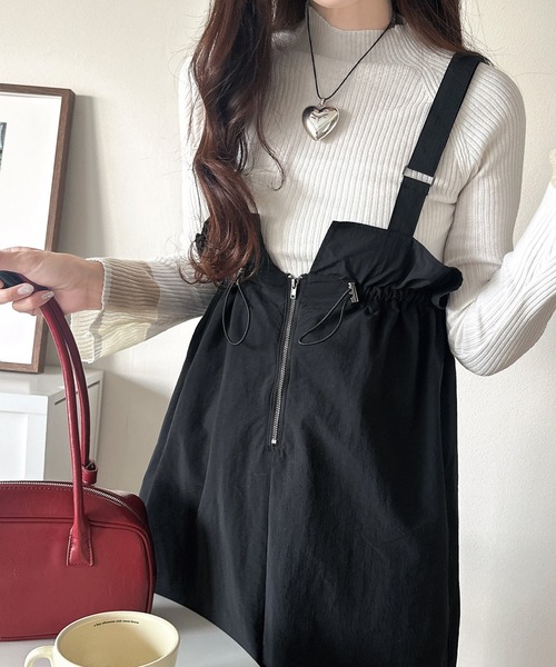 オブラダ　MILITARY SKIRT ミリタリースカート　サスペンダー　黒 オブラダ MILITARY SKIRT ミリタリースカート サスペンダー 黒