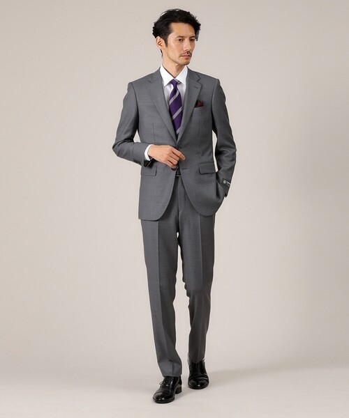 TAKEO KIKUCHI セットアップ 「DORMEUIL AMADEUS365」無地見え