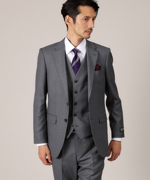 TAKEO KIKUCHI セットアップ 「DORMEUIL AMADEUS365」無地見え