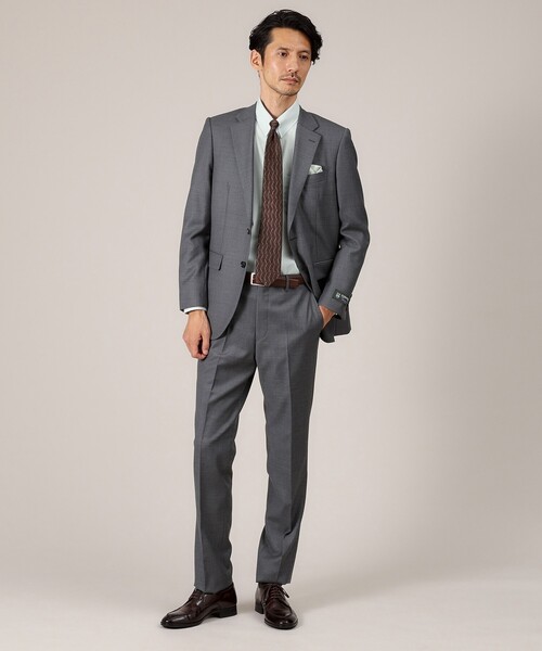 TAKEO KIKUCHI セットアップ 「DORMEUIL AMADEUS365」無地見え