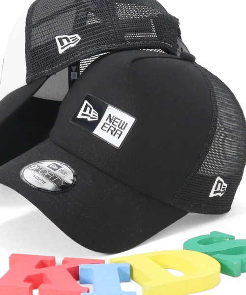 【新品・未使用】NEW ERA　キャップ　キッズ用　メッシュ NEW ERA ニューエラキッズ メッシュキャップ ズームロゴ ONSPOTZ