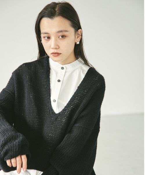 TODAYFUL - Todayful Vネックニット TODAYFUL（トゥデイフル）の「ウォッシュドVネックニット