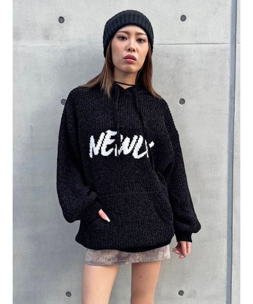ニット セーター NEWLYモールニットトップ レディース