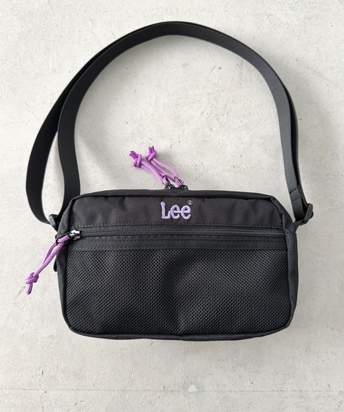 星月夜ジョリーフルール♡身軽お出かけショルダーバッグ♡エンジ合皮 Lee ショルダーバッグ バッグ Lee/リー 推し活 ヨコ ショルダー