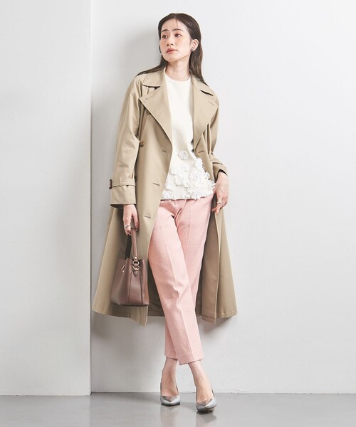 美品★ユナイテッドアローズ　トレンチコート　ギャバジン　ベージュ　サイズ38 UNITED ARROWS（ユナイテッドアローズ）の「UBCB ギャバ