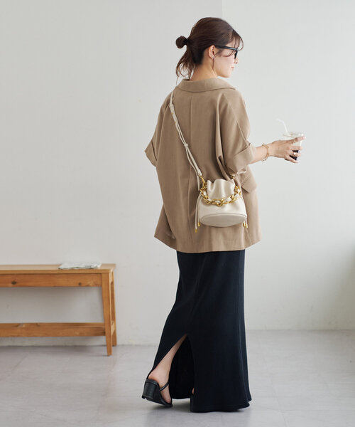 チェーンバッグ Discoat ショルダーバッグ バッグ チェーンハンドルパフィー