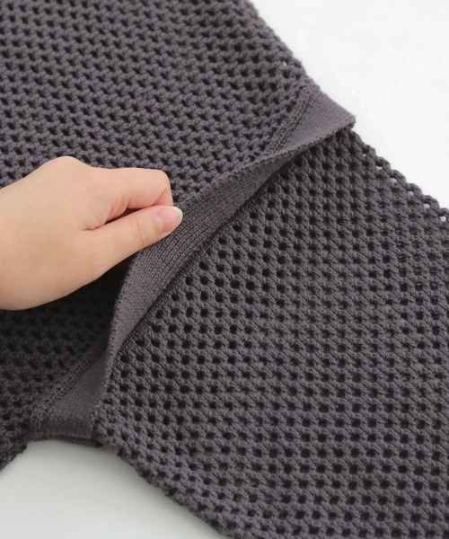 「n'OrLABEL」 ニットパーカー FREE ベージュ レディース_画像5