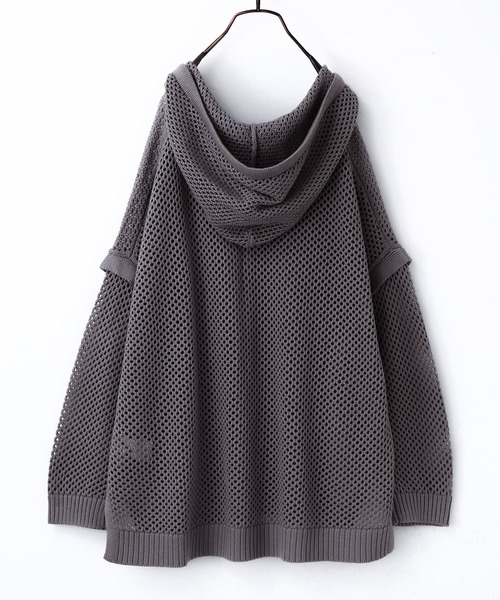 「n'OrLABEL」 ニットパーカー FREE ベージュ レディース_画像8