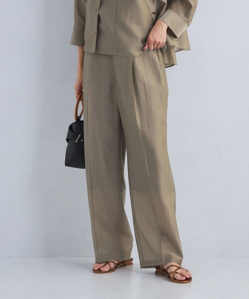 GREEN LABEL RELAXING パンツスーツ UNITED ARROWS GREEN LABEL RELAXING ノーカラー パンツスーツ