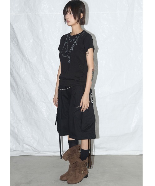 [FANCY CLUB] ERMUDA DENIM CARGO パンツ★韓国★関税込み★ A'GEM/9 × .kom 『 FANCY CLUB/ファンシークラブ』 CARPENTER