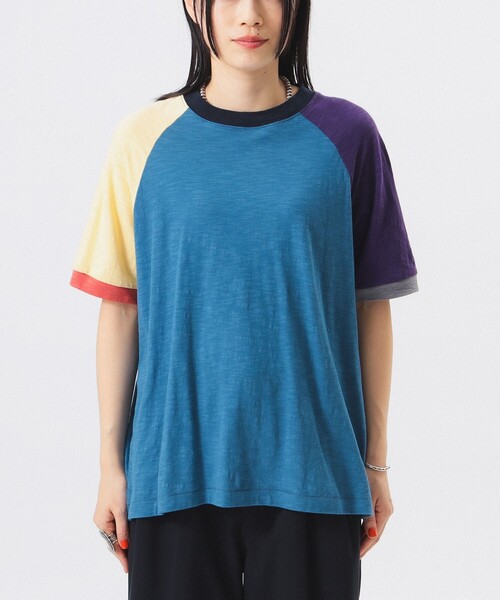 BEAMS BOY tシャツ スラブ ジャージー クレイジー ショート