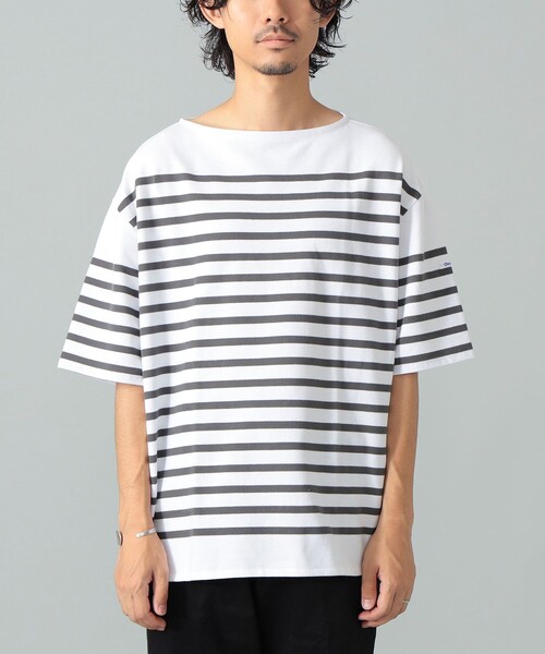 新品 オーシバル ORCIVAL 黒 ボートネックショートスリーブプルオーバー ORCIVAL tシャツ 「ORCIVAL/オーシバル」 ボートネック ショート