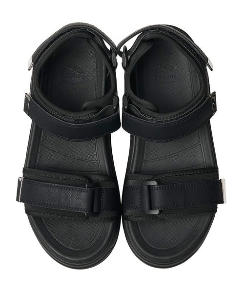 美品▪️CHILLBIES(チルビーズ)【27㎝】ラバーサンダル　ブラック　黒 美品▪️CHILLBIES(チルビーズ)【27㎝】ラバーサンダル ブラック 黒