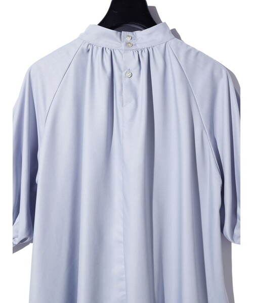 MIDIUMISOLID / ミディウミソリッド MIDIUMISOLID for Ladies ハイネックギャザーブラウス(SOPHISTICATE) ミディウミソリッド MIDIUMISOLID MIDIUMISOLID for Ladies