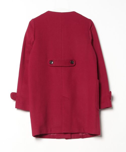 SLOBE IENA（スローブイエナ） ノーカラーコート - レッド レディース