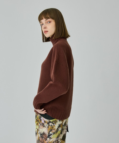 「UNITED TOKYO」 タートルネックニット FREE イエロー レディース_画像4