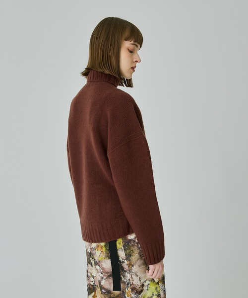 「UNITED TOKYO」 タートルネックニット FREE イエロー レディース_画像5