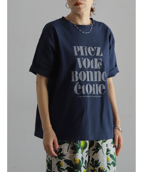 tシャツ フレンチフレーズPT　半袖TEE レディース FIL DE FER tシャツ フレンチフレーズPT 半袖TEE レディース
