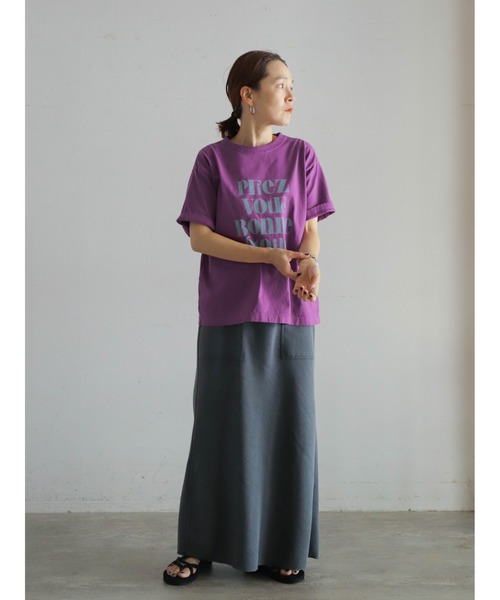 tシャツ フレンチフレーズPT　半袖TEE レディース FIL DE FER tシャツ フレンチフレーズPT 半袖TEE レディース