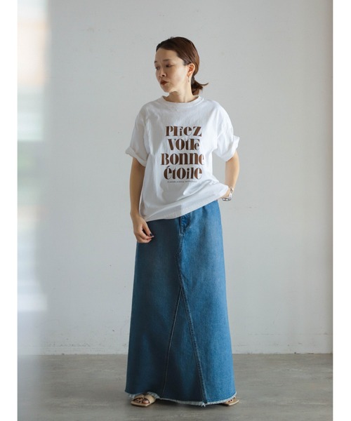 tシャツ フレンチフレーズPT　半袖TEE レディース FIL DE FER tシャツ フレンチフレーズPT 半袖TEE レディース
