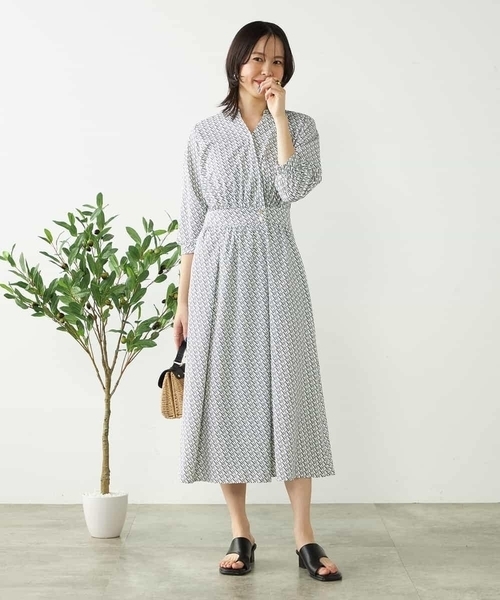 a.v.v（アー・ヴェ・ヴェ） ワンピース カシュクール柄ワンピース