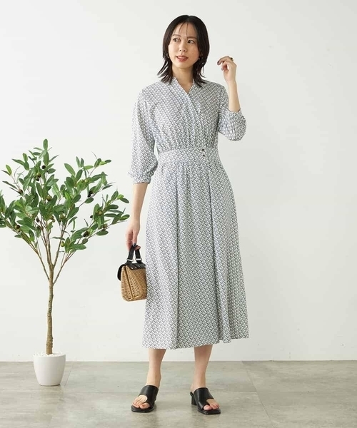 a.v.v（アー・ヴェ・ヴェ） ワンピース カシュクール柄ワンピース