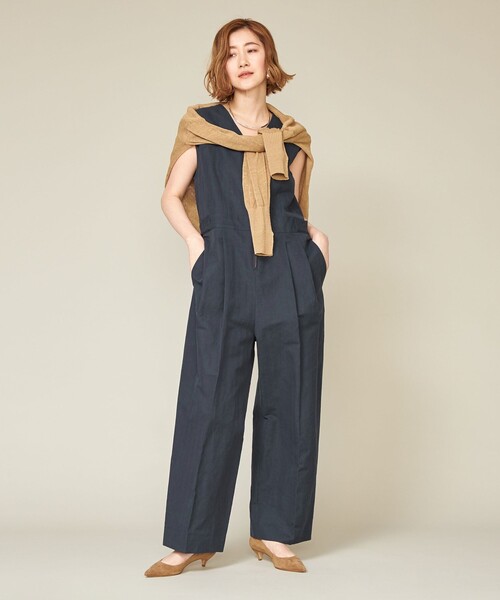 新品未使用/conte Ｖネックオールインワン/辺見えみり conte＞Vネック オールインワン