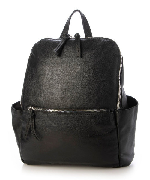 デイバック リュック ペルケ perche / ダブルジッパー牛革バックパック レディース