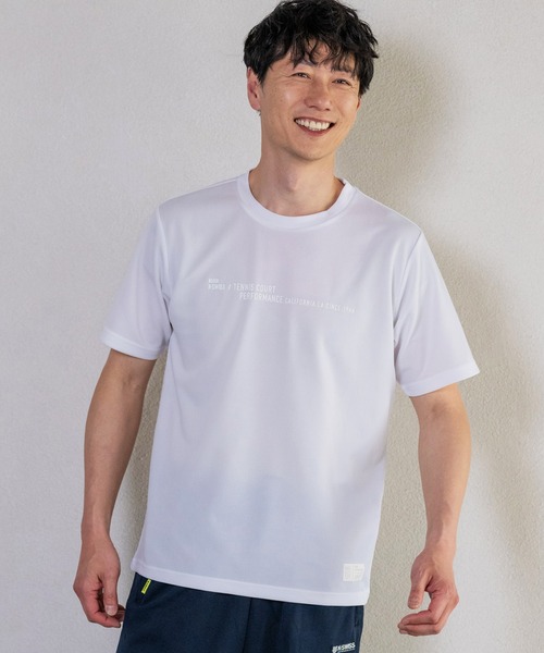 K-SWISS tシャツ 「K-SWISS/ケースイス」ドライクルーシンプル