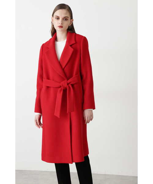 MAX&Co. 赤 ロングチェスターコート Mサイズ　ヒカリ 赤 チェスターコートのおすすめ人気商品一覧 通販 - Yahoo!ショッピング