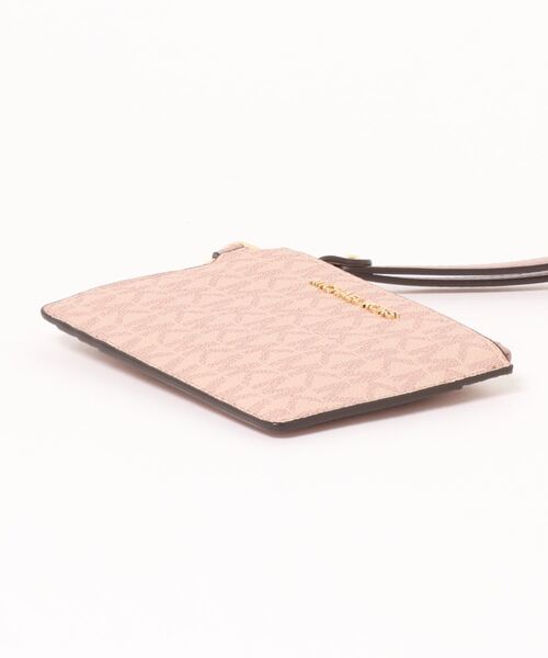 【新品】 マイケルコース コインケース ピンク ホワイト 新品】 MICHAEL KORS コインケース ピンク マイケルコース