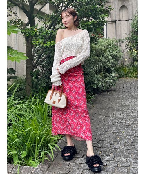 スナイデルのプリントスカート SNIDEL（スナイデル）の「プリントスカート（スカート）」 - WEAR