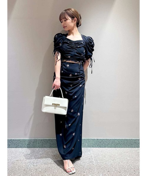 スナイデル　プリントナロースカート SNIDEL｜プリントナロースカート | Rakuten Fashion(楽天