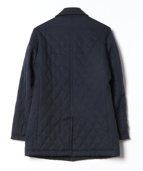 TAKA-Q（タカキュー） ステンカラーコート S ネイビー メンズ