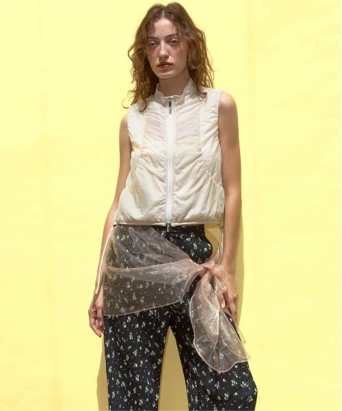 【PRK】MAISON SPECIAL　ベスト MAISON SPECIAL（メゾンスペシャル） ベスト ジレ Halter Neck Linen
