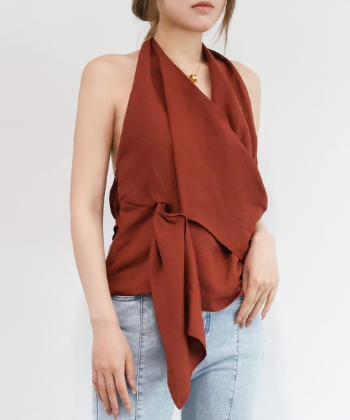 SAISON DE PAPILLON（セゾンドパピヨン） ブラウス シャツ Vネック