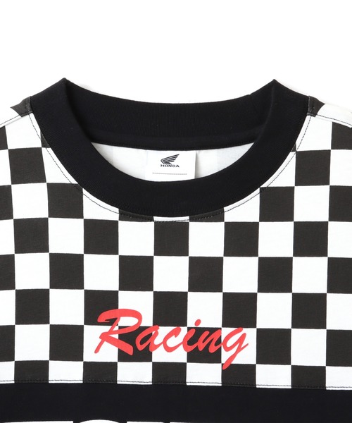 atmos girls tシャツ HONDA x pink Racing Over T-shirt
